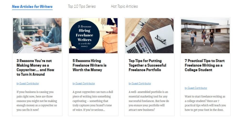 Freelance Writing