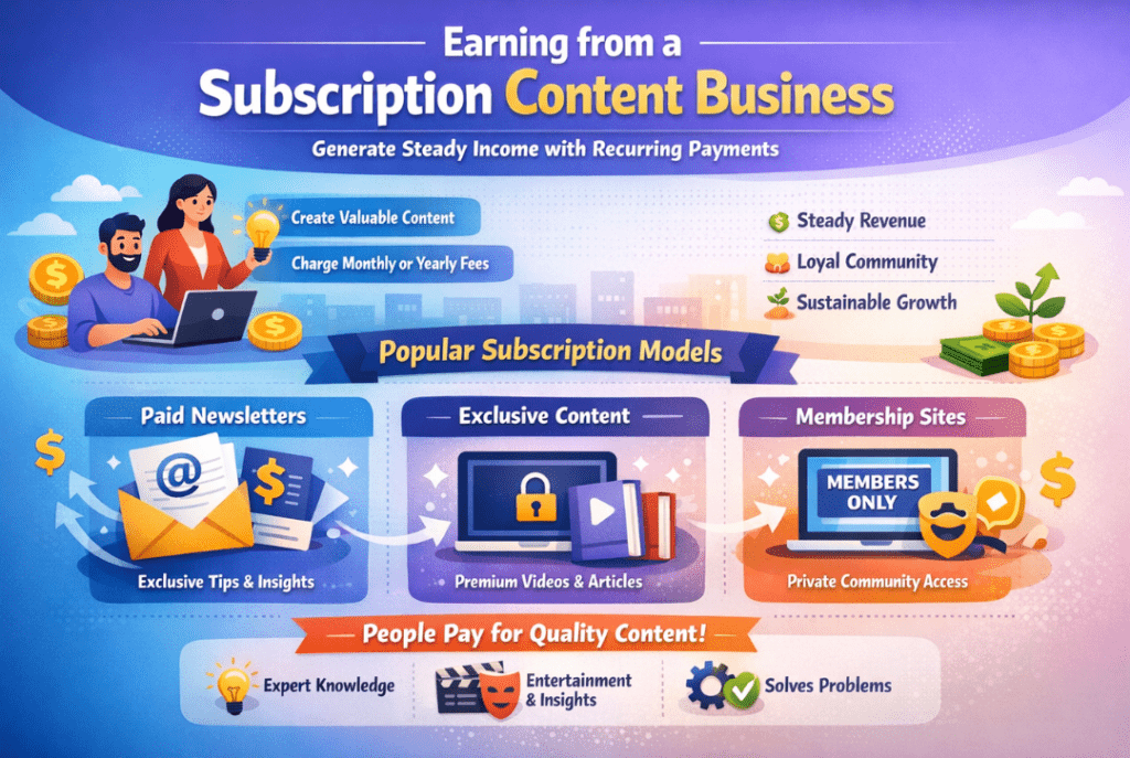 Subscription Content Business