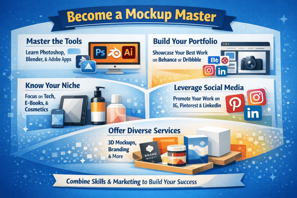 Digital Product Mockup Design