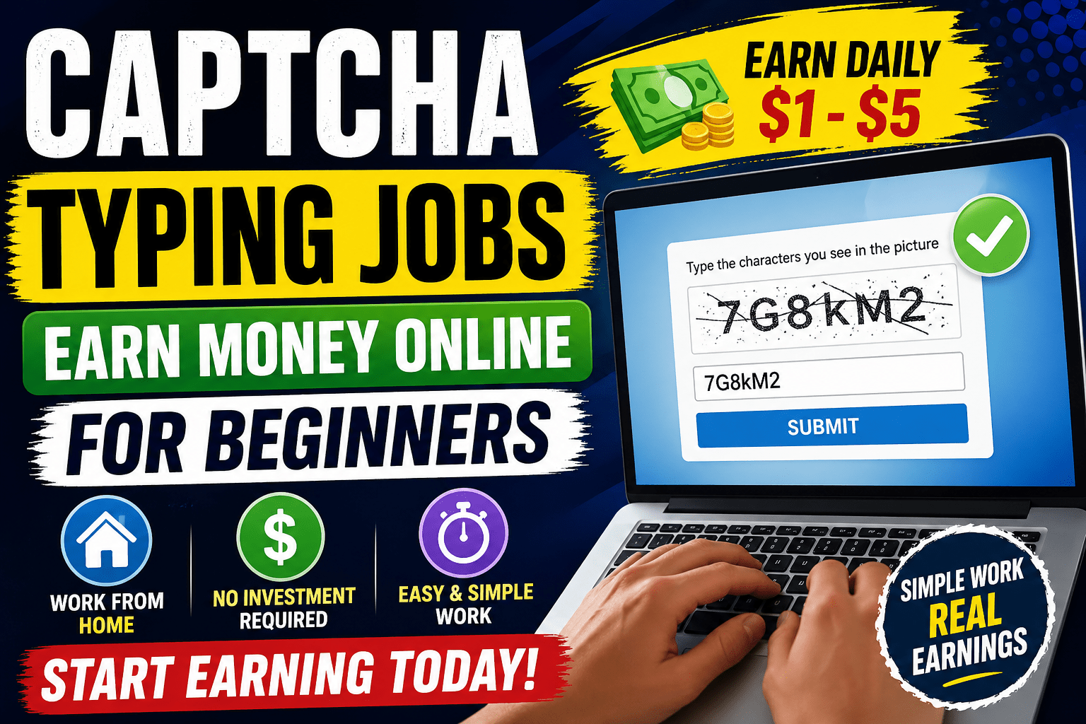 CAPTCHA Typing Jobs