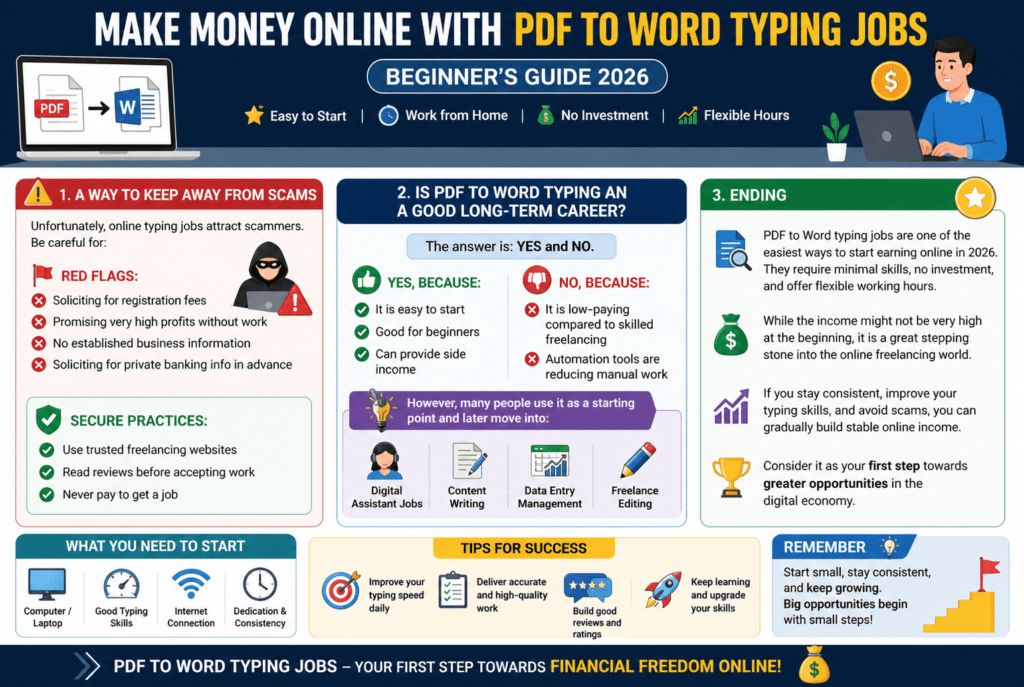 PDF to Word Typing Jobs 